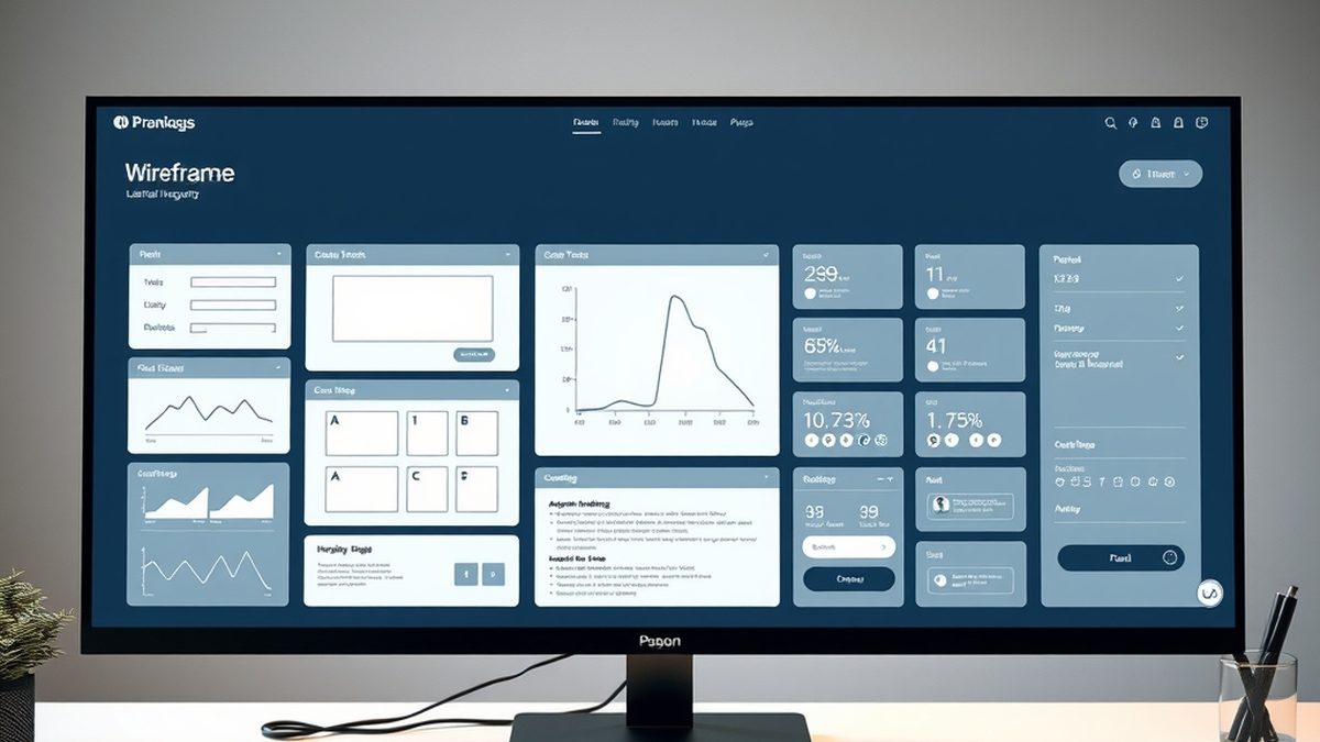 A designer building a user interface in a collaborative design tool, illustrating free alternatives to Figma